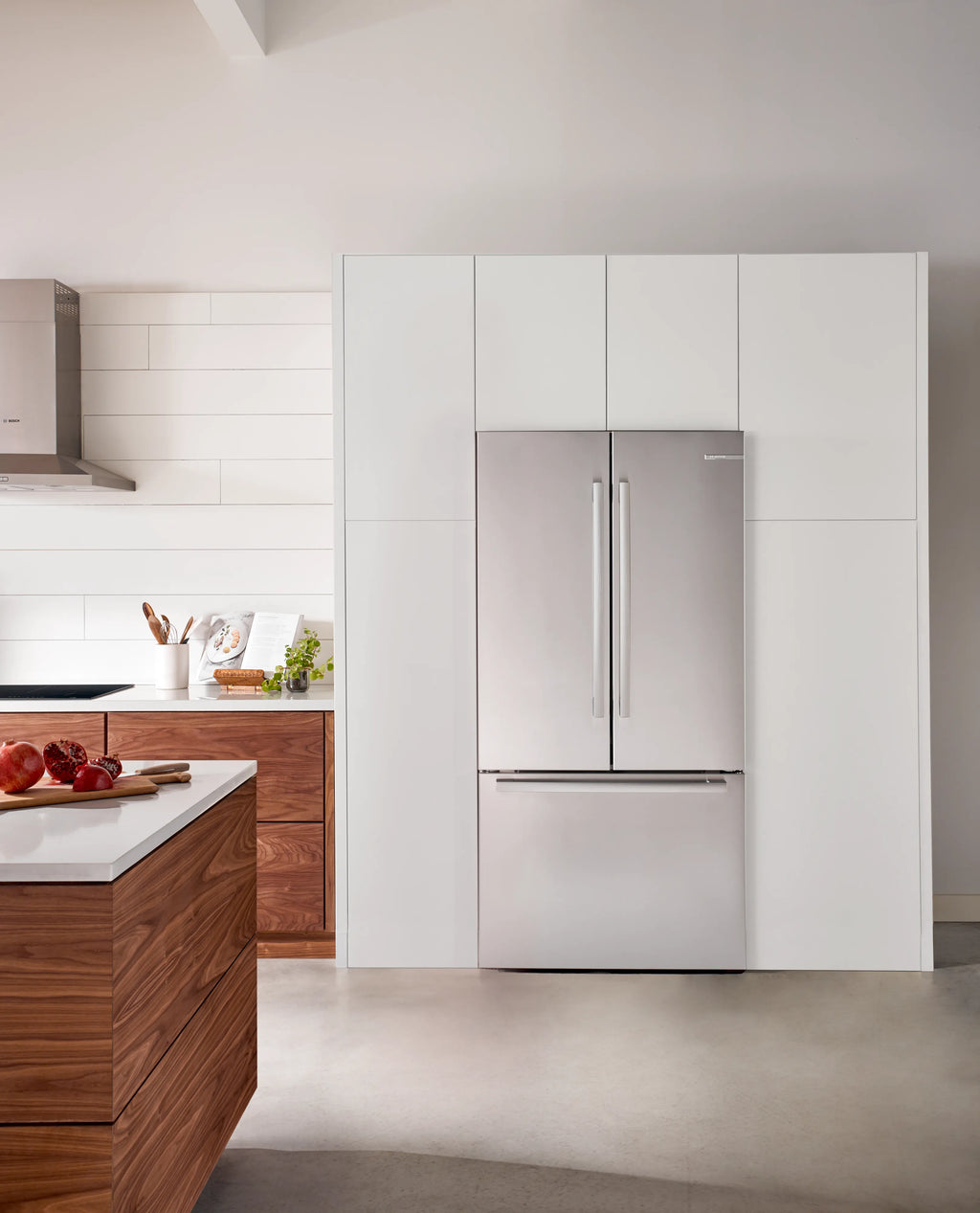 Bosch B36CT80SNS 800 Series French Door Bottom Mount Refrigerator 36'' Stainless steel (with anti-fingerprint)