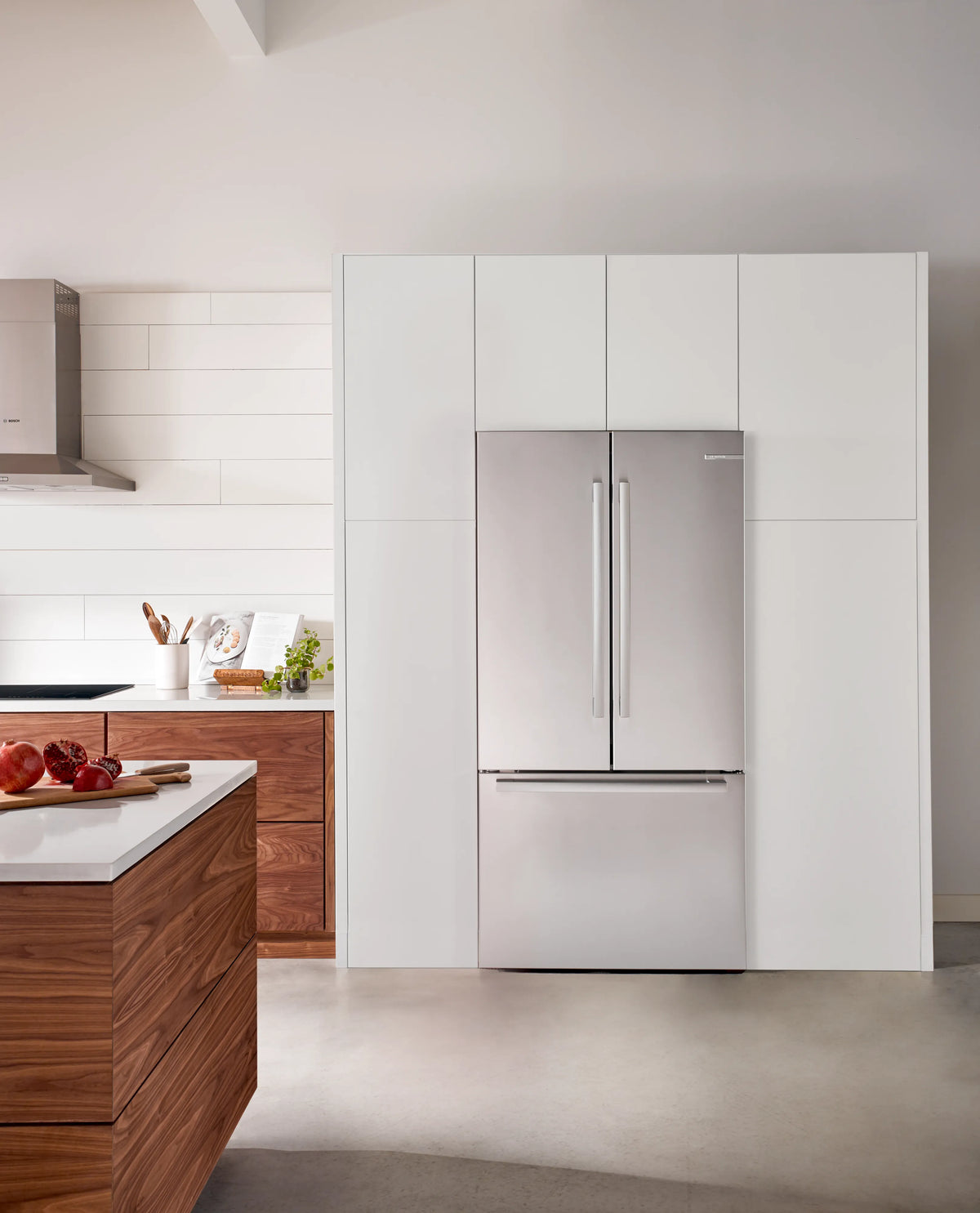 Bosch B36CT80SNS 800 Series French Door Bottom Mount Refrigerator 36'' Stainless steel (with anti-fingerprint)