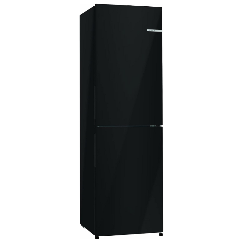 Bosch KGN27NBFAG Serie 2 Freestanding Fridge Freezer with NoFrost, MultiBox XXL, LED Lights, 182.4 x 55cm, Black [Energy Class F]