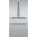 Bosch B36CL80SNS 800 Series French Door Bottom Mount Refrigerator 36'' Stainless steel (with anti-fingerprint)