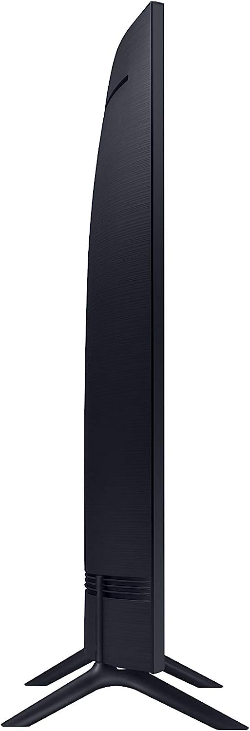 SAMSUNG 55-inch Class Curved UHD TU-8300 Series - 4K UHD HDR Smart TV With Alexa Built-in (UN55TU8300FXZA, 2020 Model), CHARCOAL BLACK