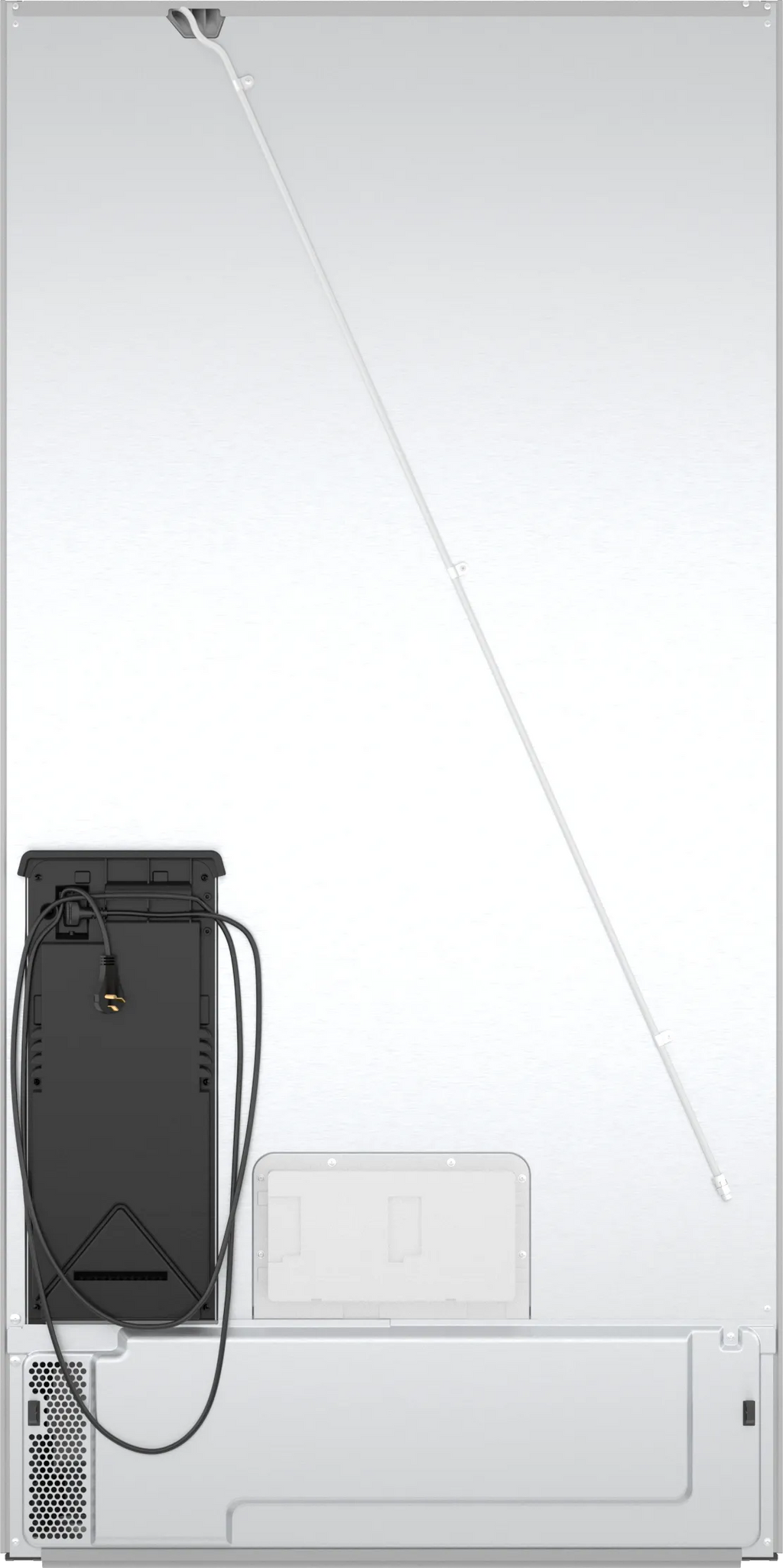 Bosch B36CL81ENW 800 Series French Door Bottom Mount Refrigerator. Glass door 36'' White. Total No Frost