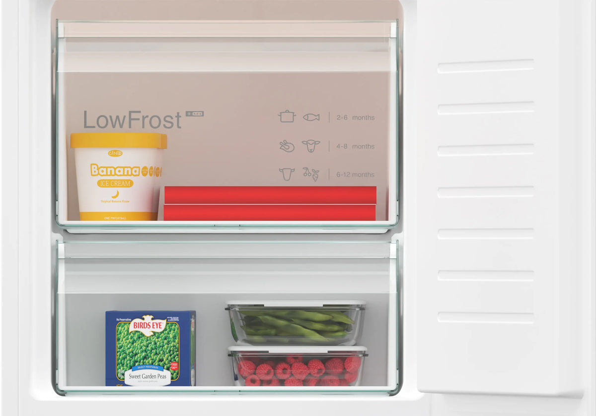 SIEMENS KI87VVFE0G iQ300 Built-in fridge-freezer with freezer at bottom 177.2 x 54.1 cm flat hinge