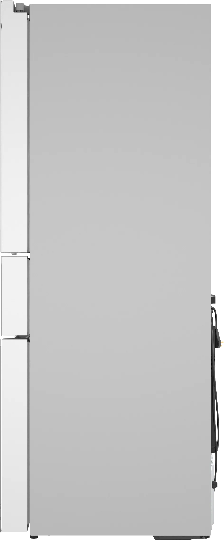 Bosch B36CL81ENW 800 Series French Door Bottom Mount Refrigerator. Glass door 36'' White. Total No Frost