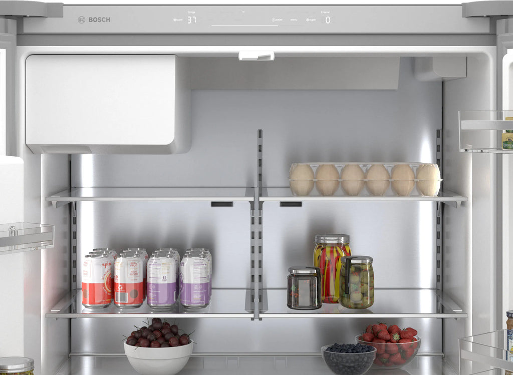 Bosch B36CD50SNS 500 Series French Door Bottom Mount Refrigerator 36'' Stainless steel (with anti-fingerprint). Total No Frost