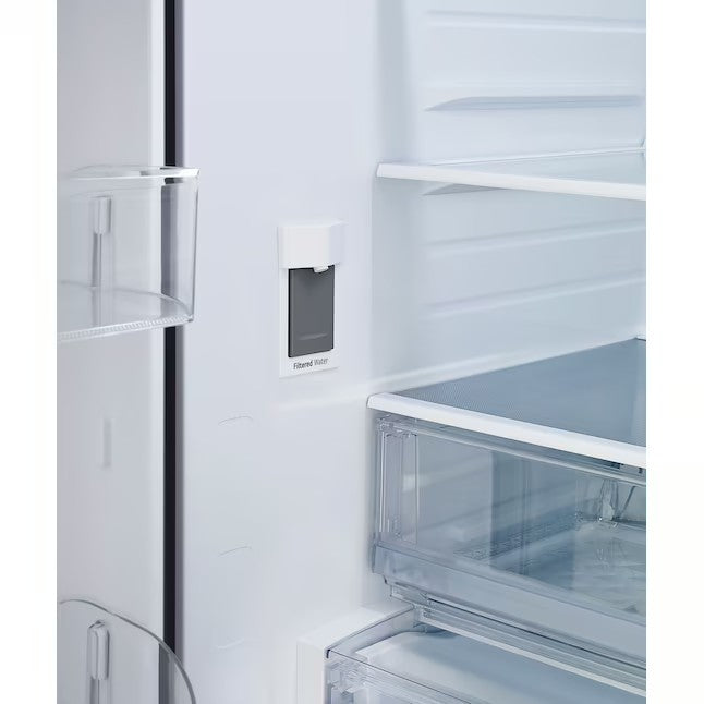 LG Counter-Depth MAX 26.5-cu ft Counter-depth Smart French Door Refrigerator with Ice Maker (Stainless Steel) ENERGY STAR