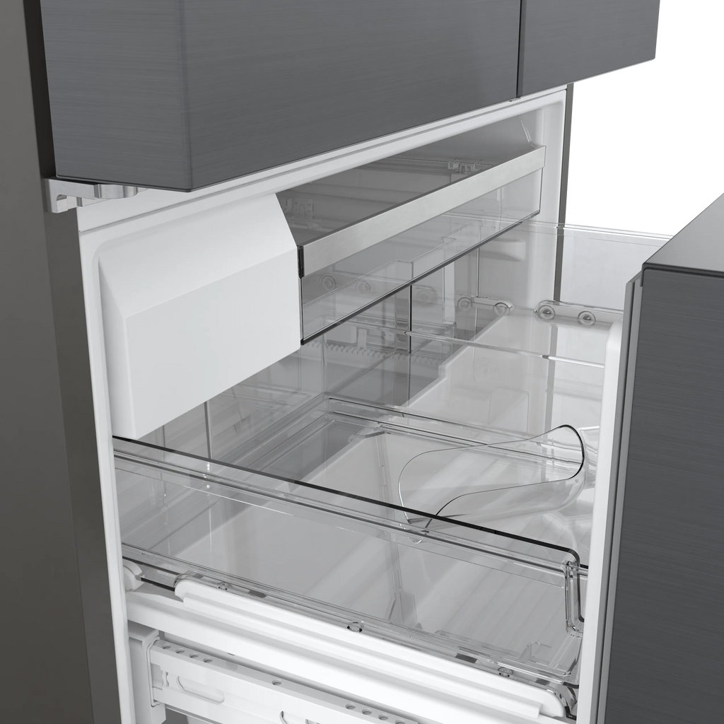 Bosch B36CT80SNB 800 Series French Door Bottom Mount Refrigerator 36'' Black Stainless Steel