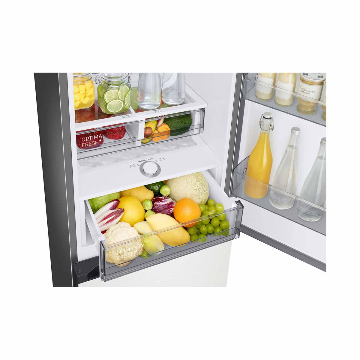 SAMSUNG RB34C7B5CAP/SS BESPOKE BOTTOM MOUNT 2DOOR FRIDGE (344L)