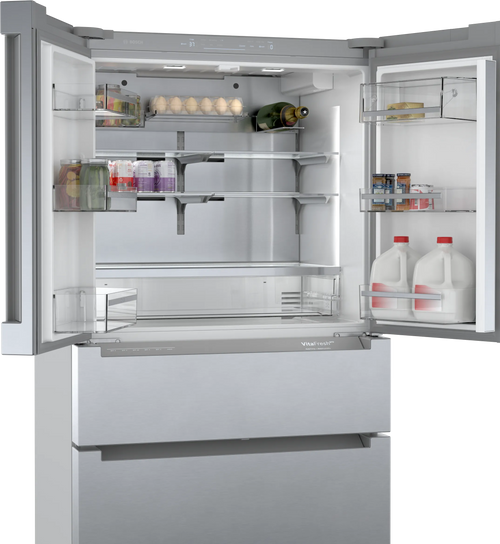 Bosch B36CL80ENS 800 Series French Door Bottom Mount Refrigerator 36'' Stainless steel (with anti-fingerprint)