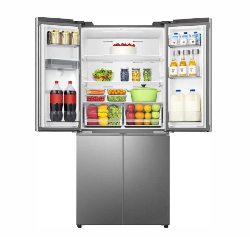 Hisense FMN470W20E Wifi Connected Non-Plumbed Total No Frost Fridge Freezer - Stainless Steel