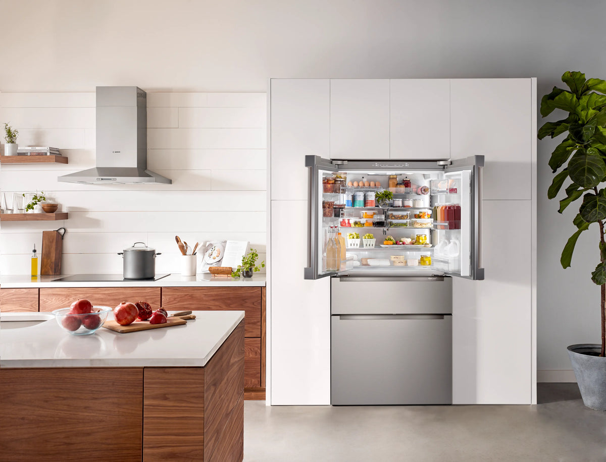 Bosch B36CL80ENS 800 Series French Door Bottom Mount Refrigerator 36'' Stainless steel (with anti-fingerprint)