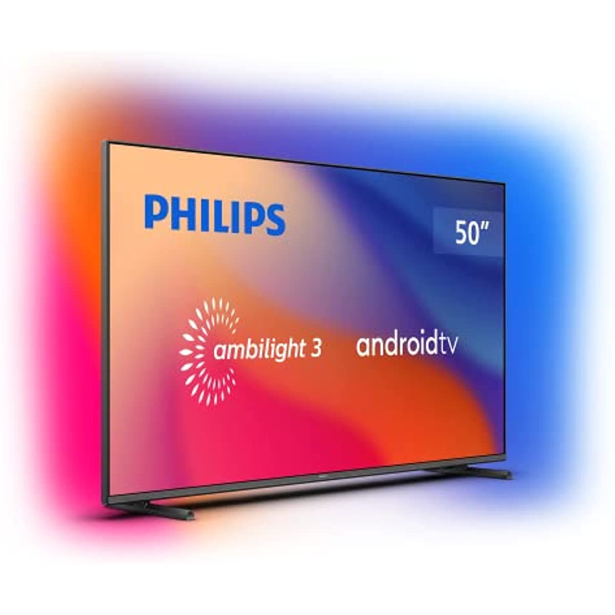 PHILIPS Smart TV 50" 4K Android Ambilight 50PUG7907/78, Google Assistant, Comando de Voz, Dolby Vision/Atmos, VRR/ALLM, Bluetooth 5.0, 4 HDMI