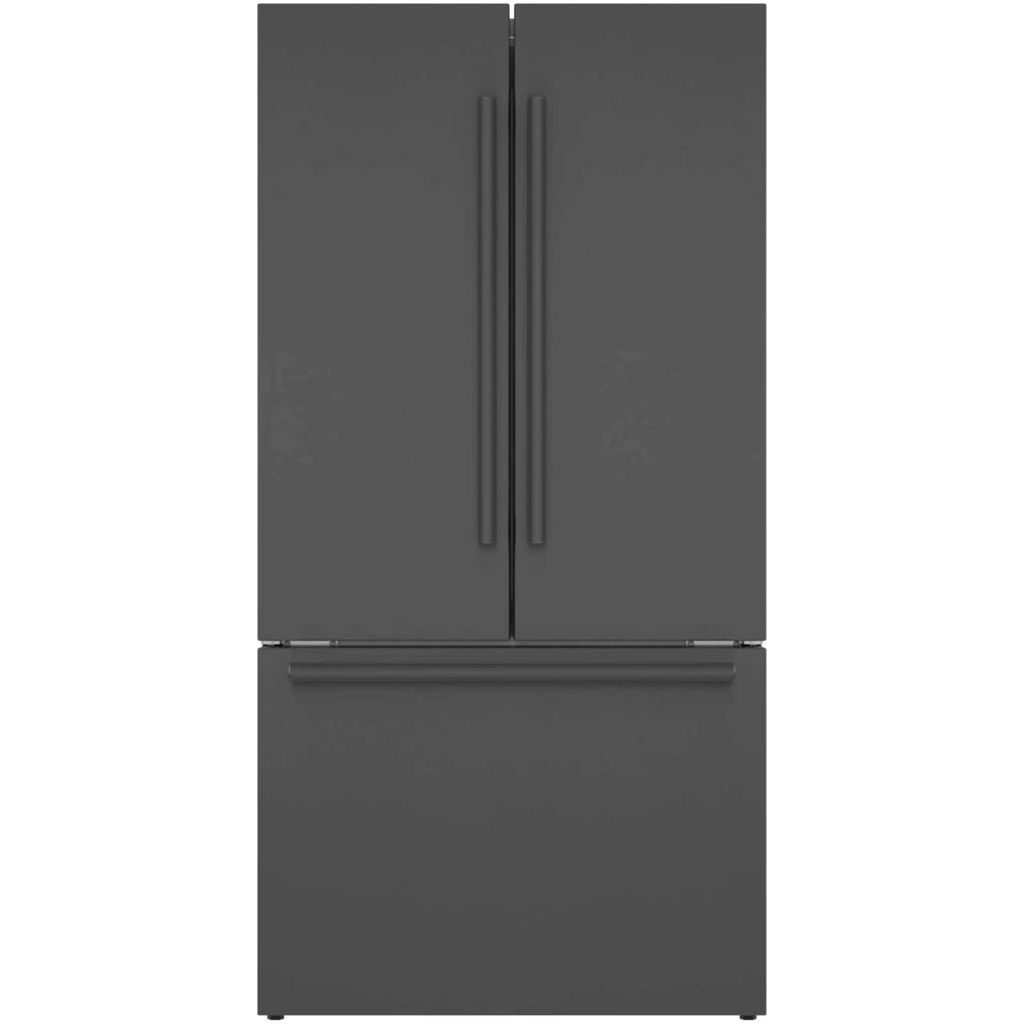 Bosch B36CT80SNB 800 Series French Door Bottom Mount Refrigerator 36'' Black Stainless Steel