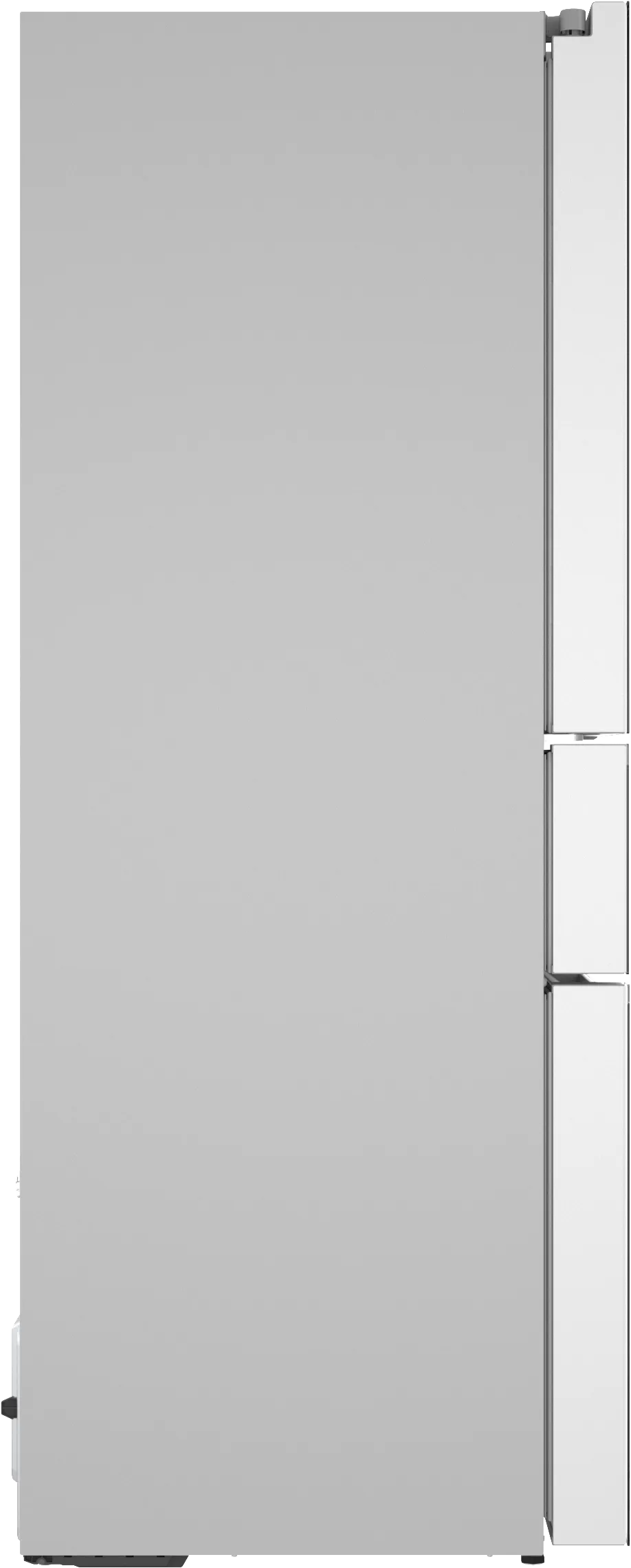 Bosch B36CL81ENW 800 Series French Door Bottom Mount Refrigerator. Glass door 36'' White. Total No Frost