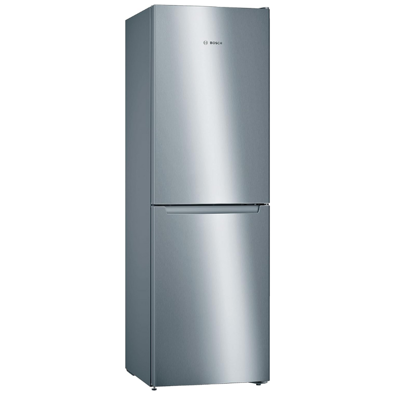 Bosch KGN27NBFAG Serie 2 Freestanding Fridge Freezer with NoFrost, MultiBox XXL, LED Lights, 182.4 x 55cm, Black [Energy Class F]