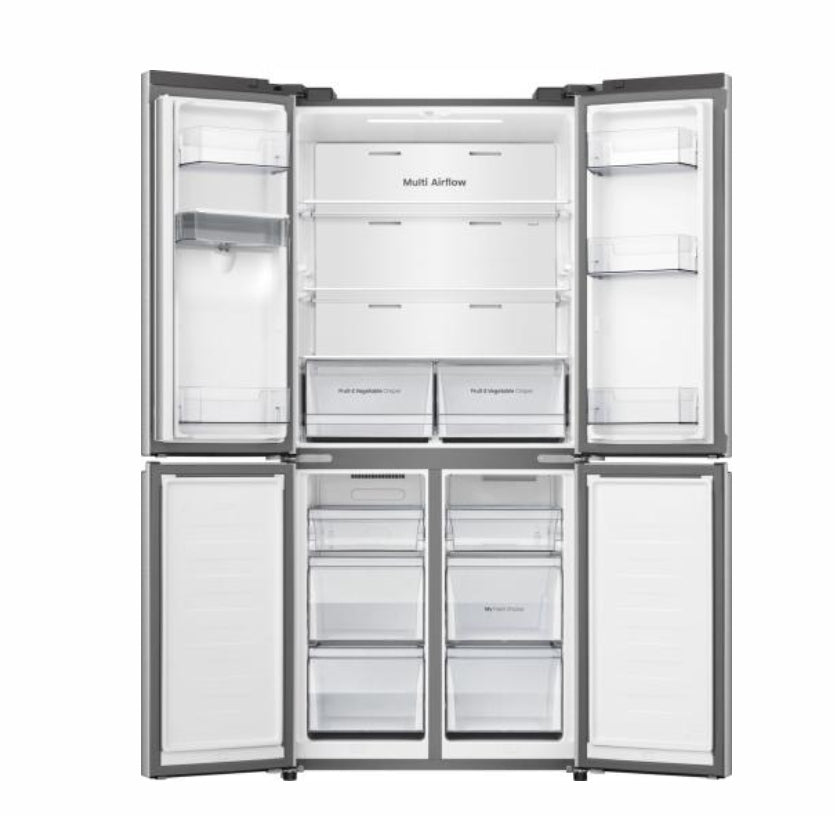 Hisense FMN470W20E Wifi Connected Non-Plumbed Total No Frost Fridge Freezer - Stainless Steel