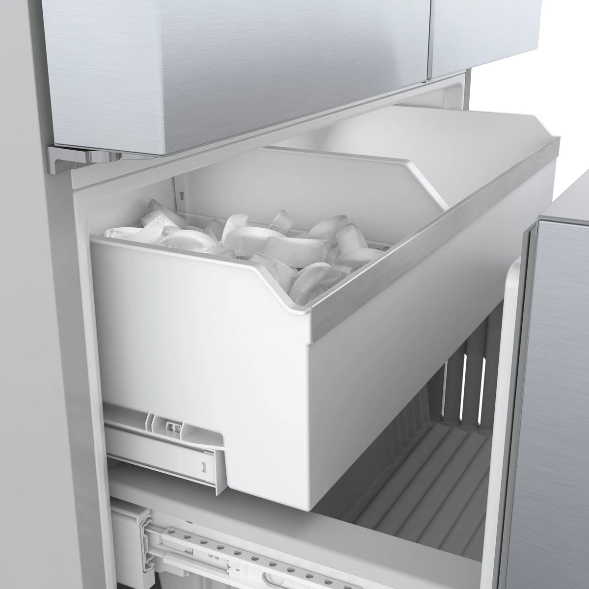 Bosch B36CD50SNS 500 Series French Door Bottom Mount Refrigerator 36'' Stainless steel (with anti-fingerprint). Total No Frost