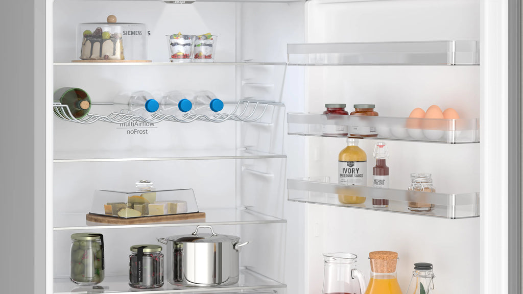 SIEMENS KG49NXIDF iQ300 Free-standing fridge-freezer with freezer at bottom 203 x 70 cm Brushed steel anti-fingerprint